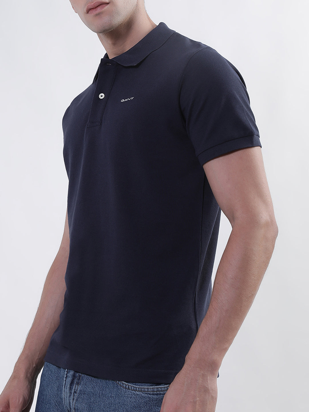 Gant Blue Regular Fit Polo T-Shirt