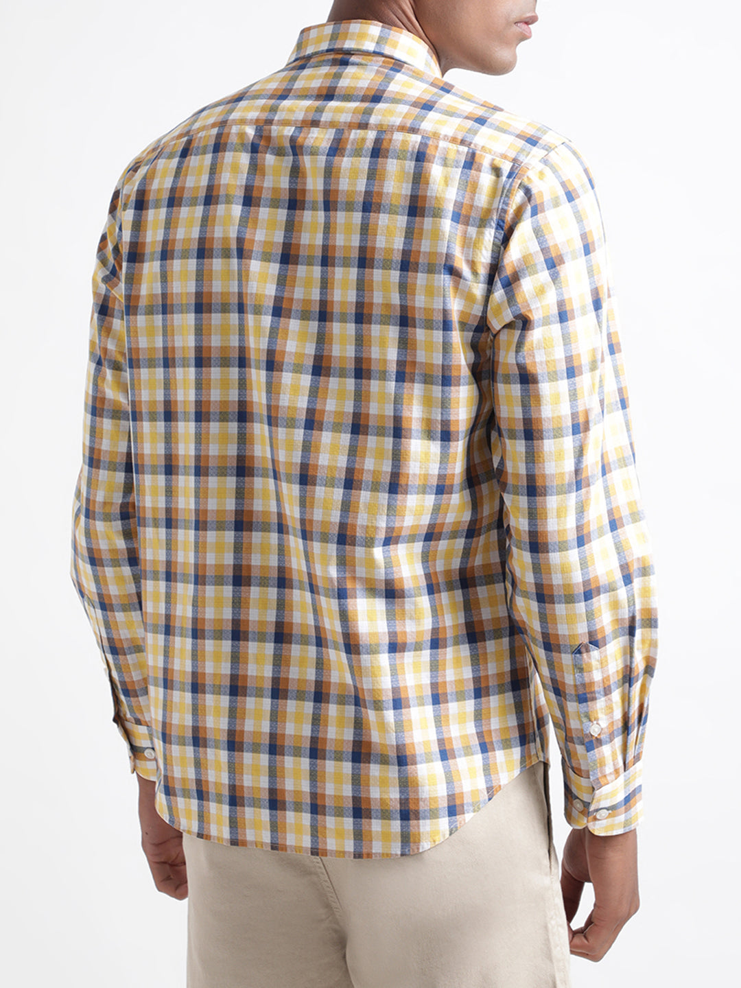 Iconic Multi Checked Regular Fit Shirt