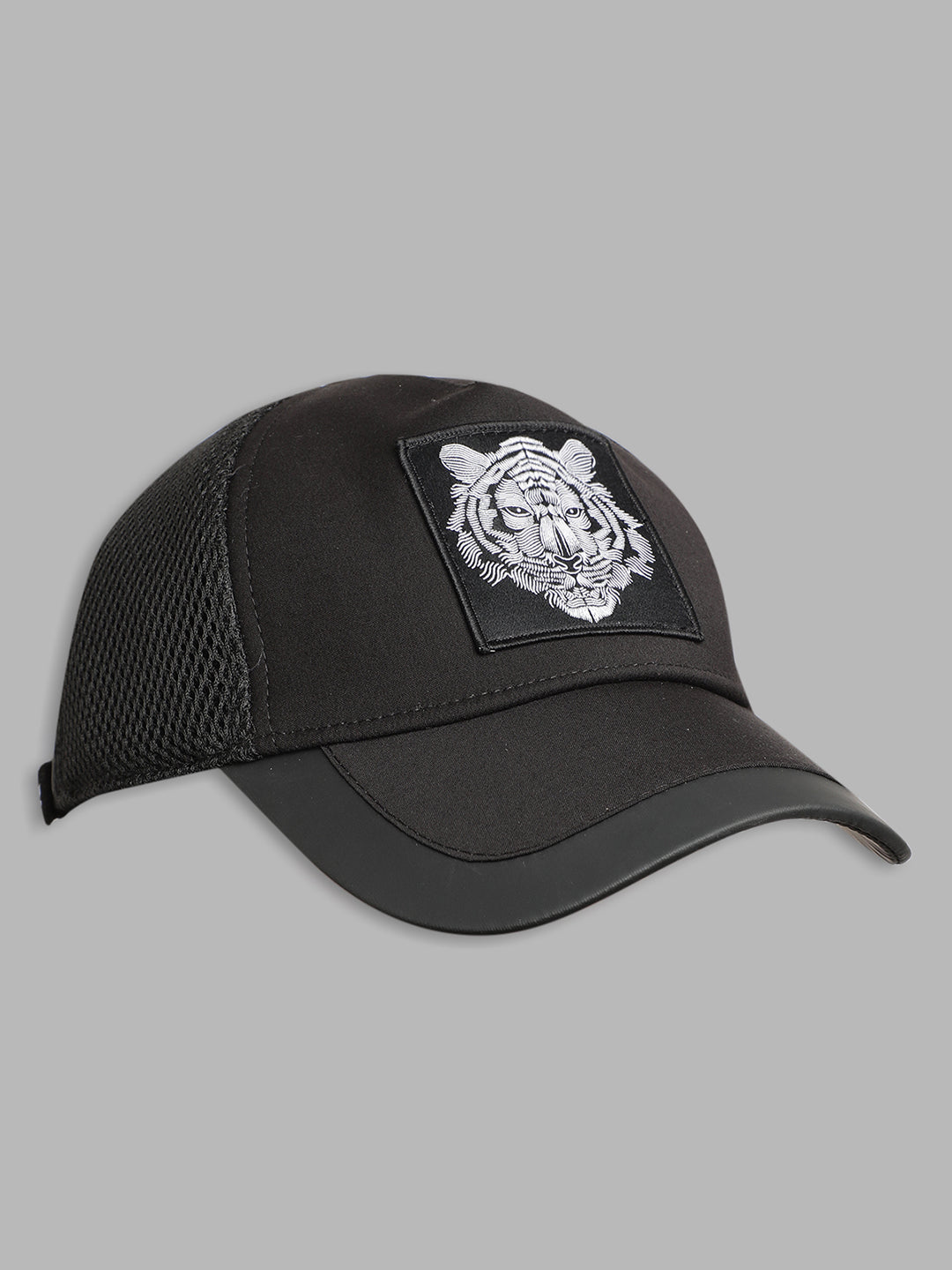 Antony Morato Boys Black White Embroidered Baseball Cap