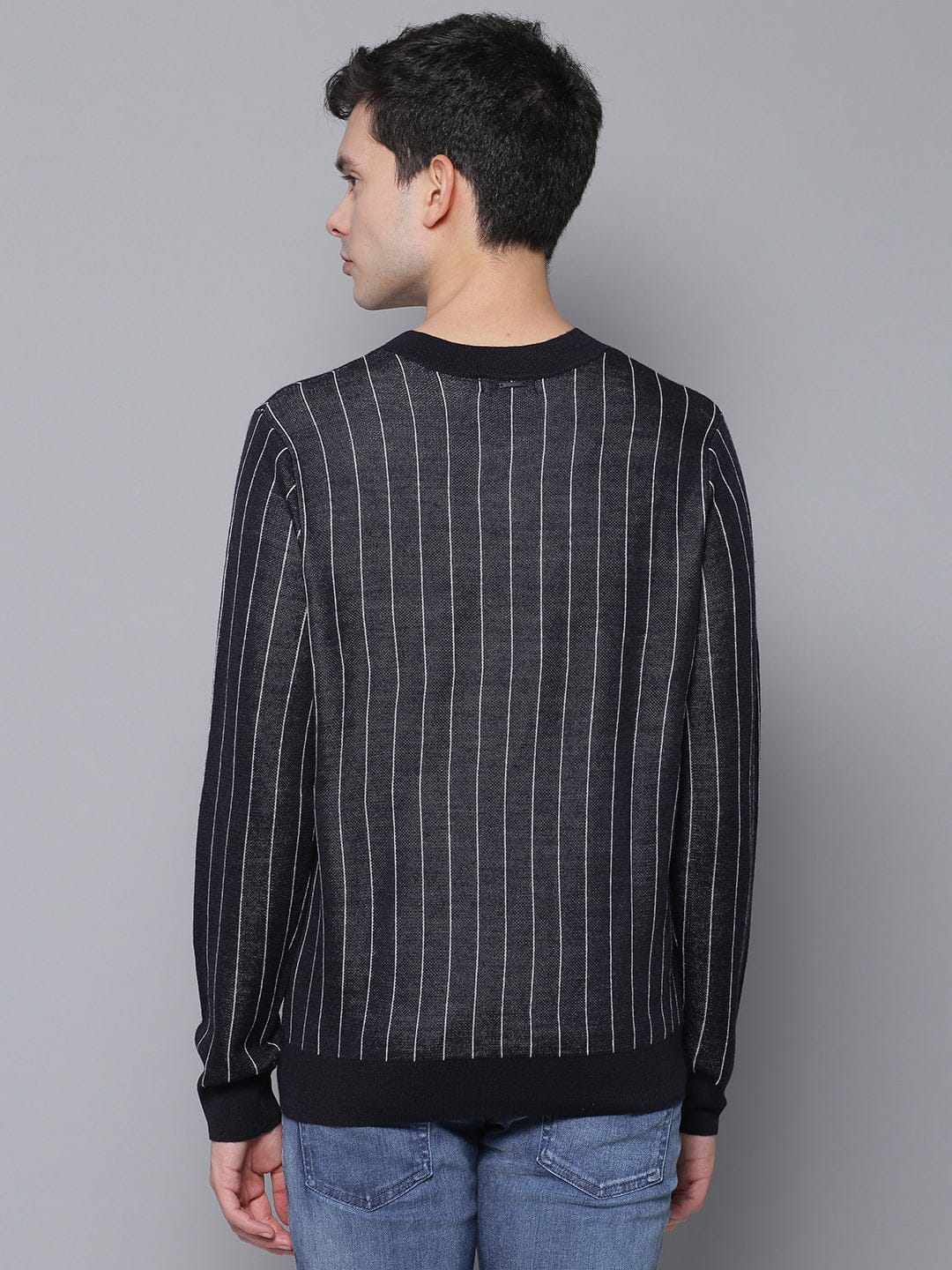 Antony Morato Men Blue V Neck Sweater