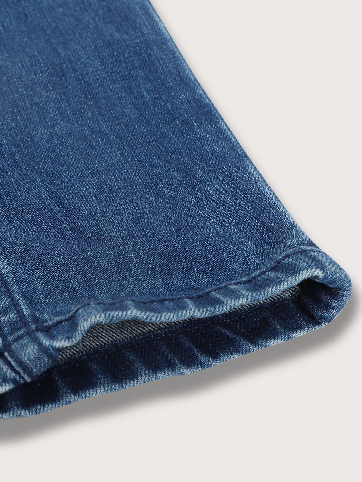 Blue Giraffe Boys Blue Solid Slim Fit Jeans