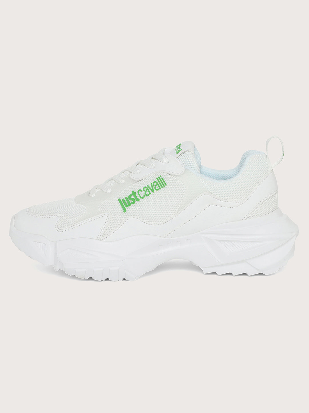 Just Cavalli Men White Sneakers