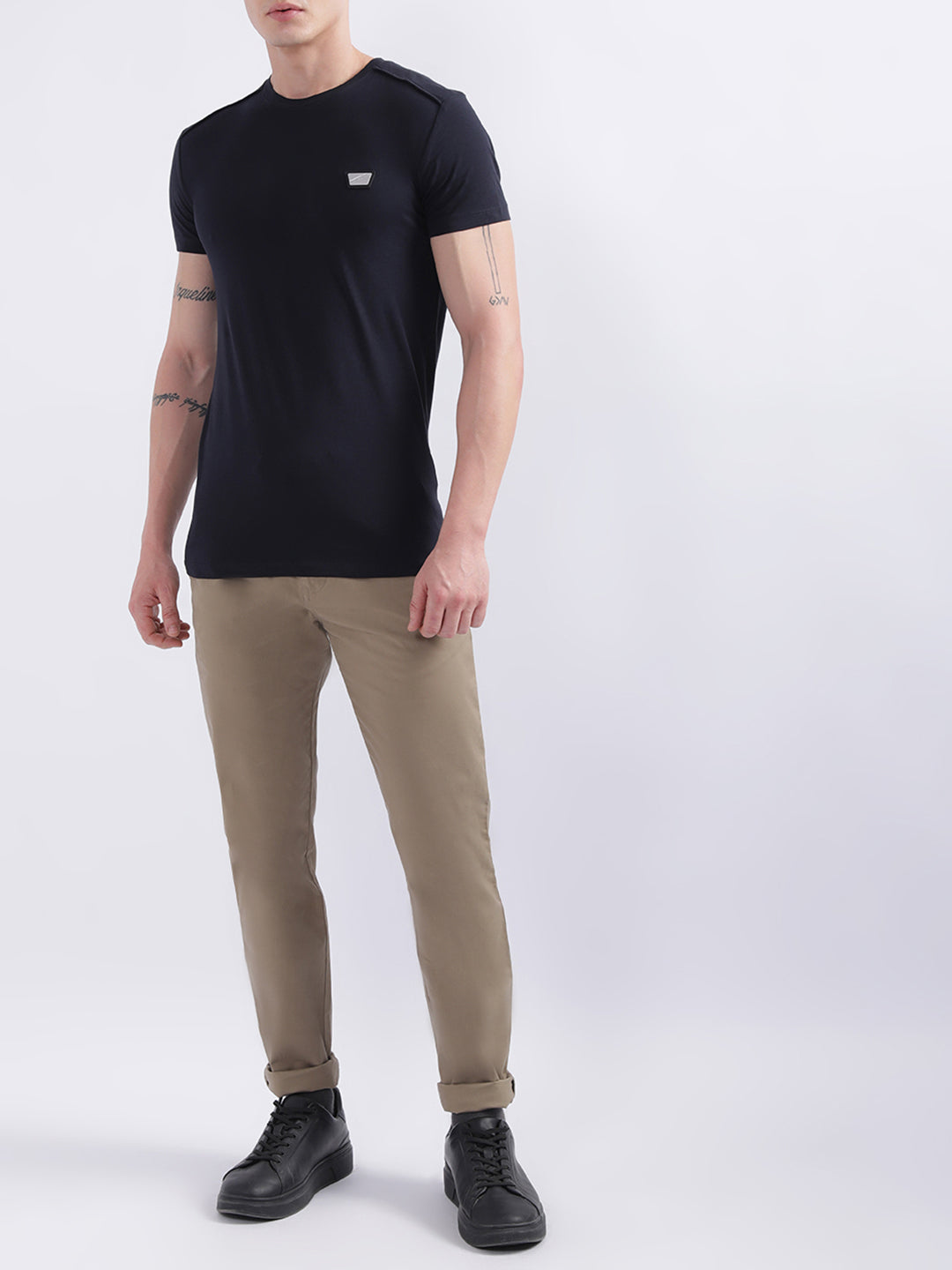 Antony Morato Ink Blu Slim Fit T-Shirt