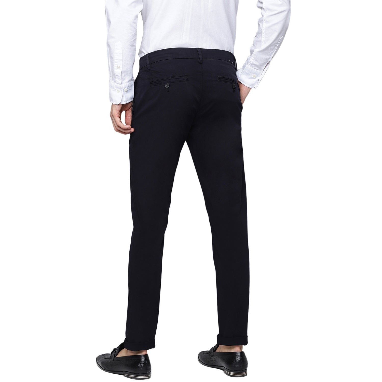 Antony Morato Men Blue Solid Skinny Fit Trouser