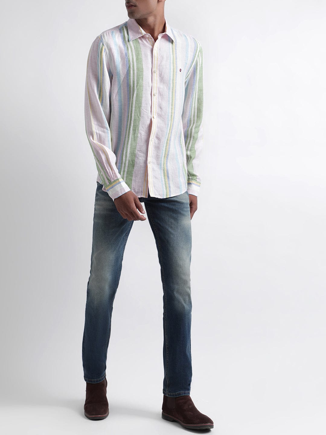Iconic Men Multi Shirt Collar Shirt