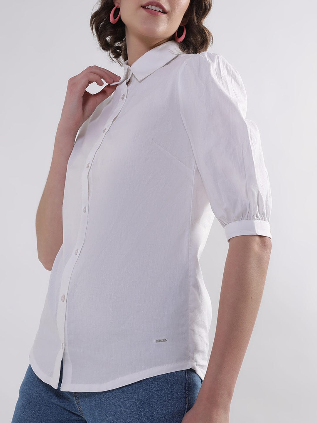 Elle Women White Top