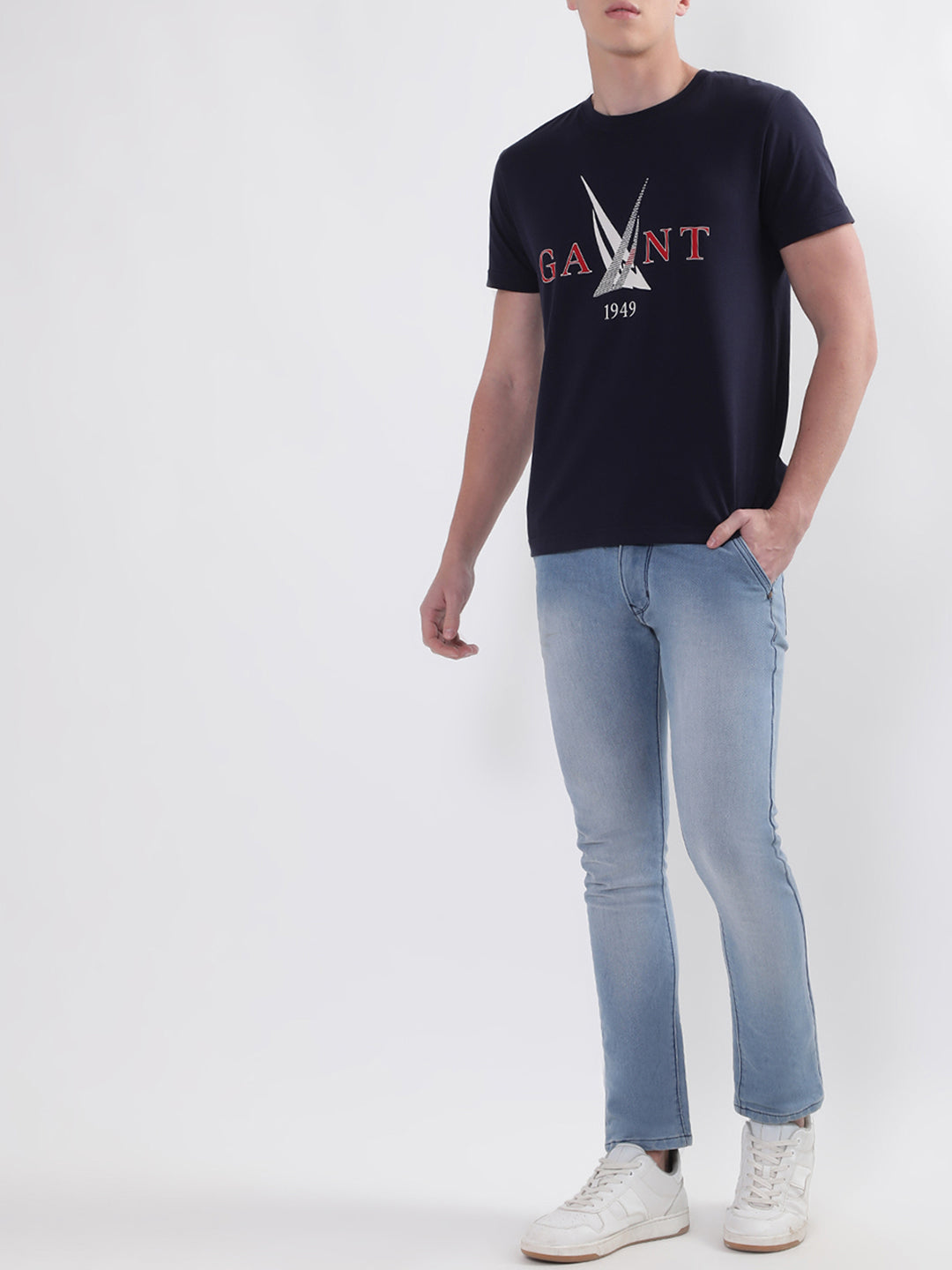 Gant Blue Sail Logo Regular Fit T-Shirt
