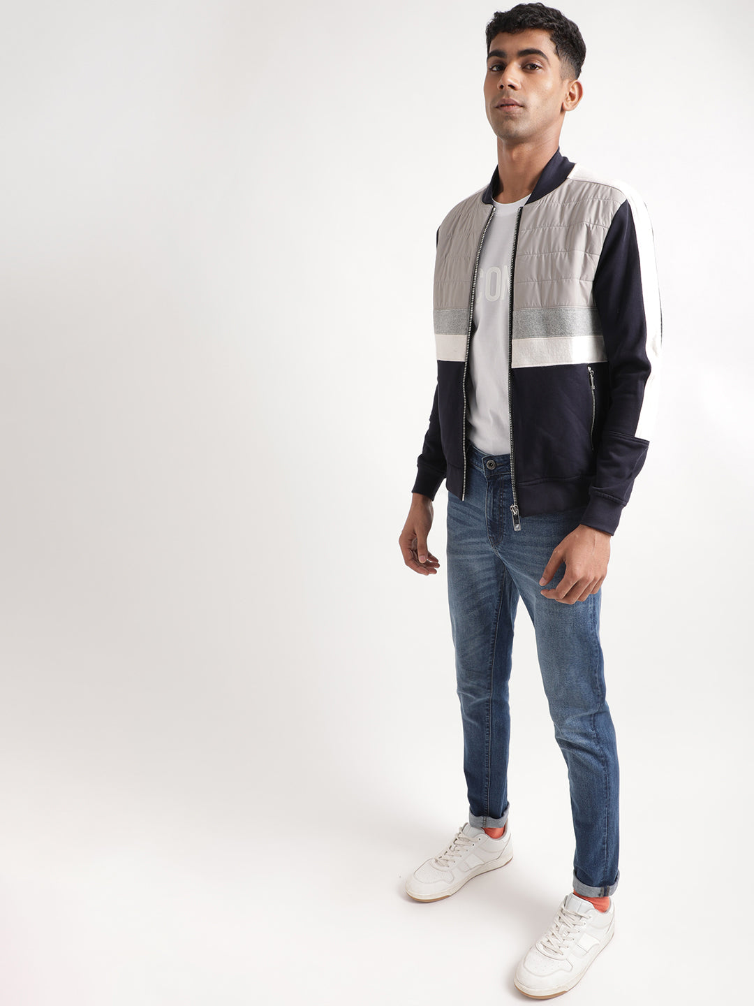 Antony Morato Men Blue Solid Hooded Sweatshirt