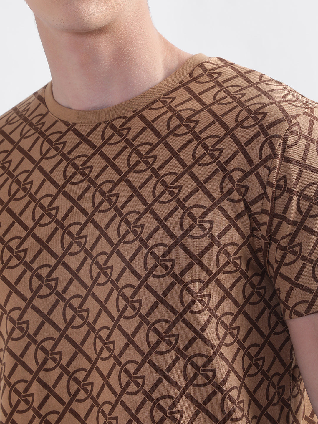 Gant Brown Logo Regular Fit T-Shirt