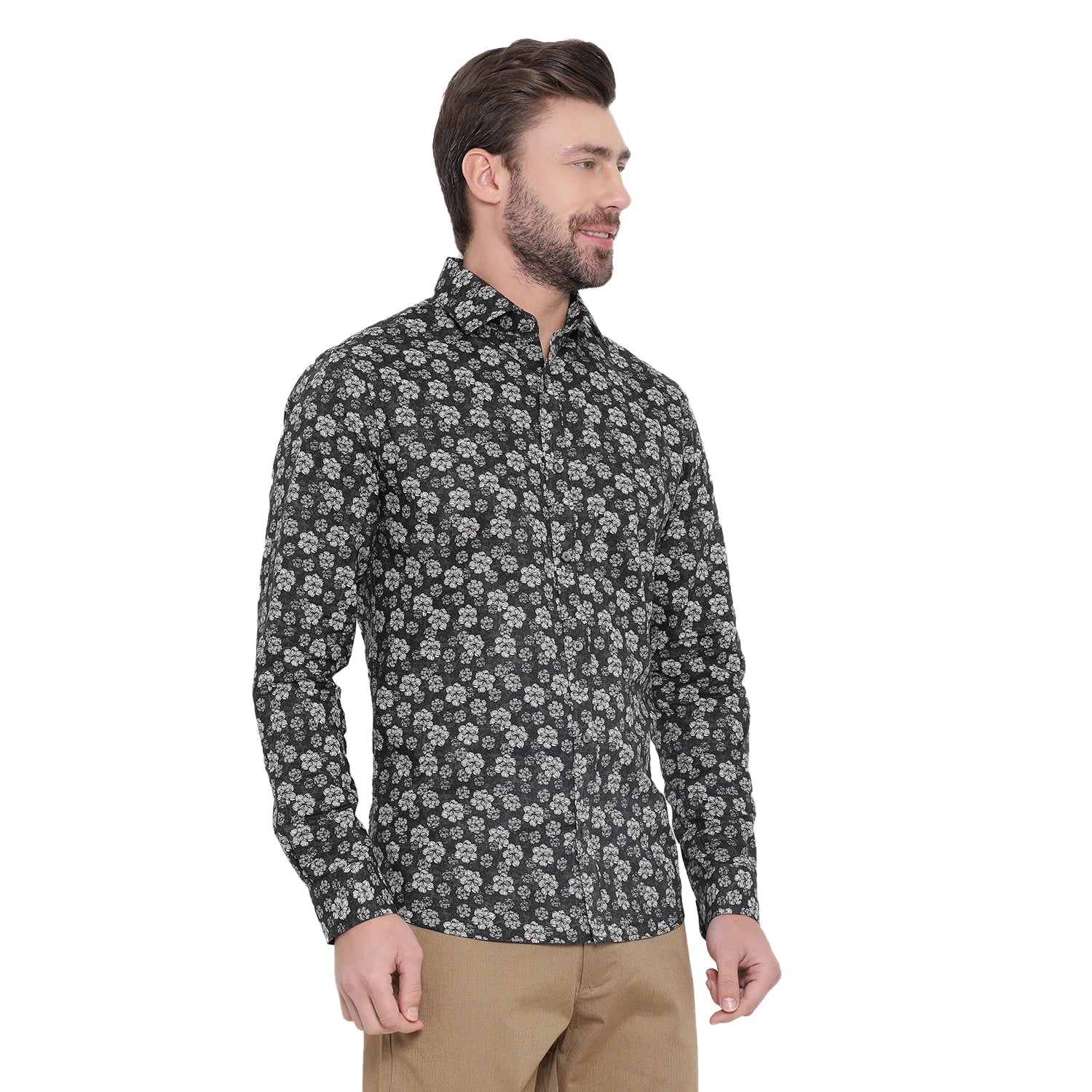 Matinique Men Blue Printed Collar Shirt