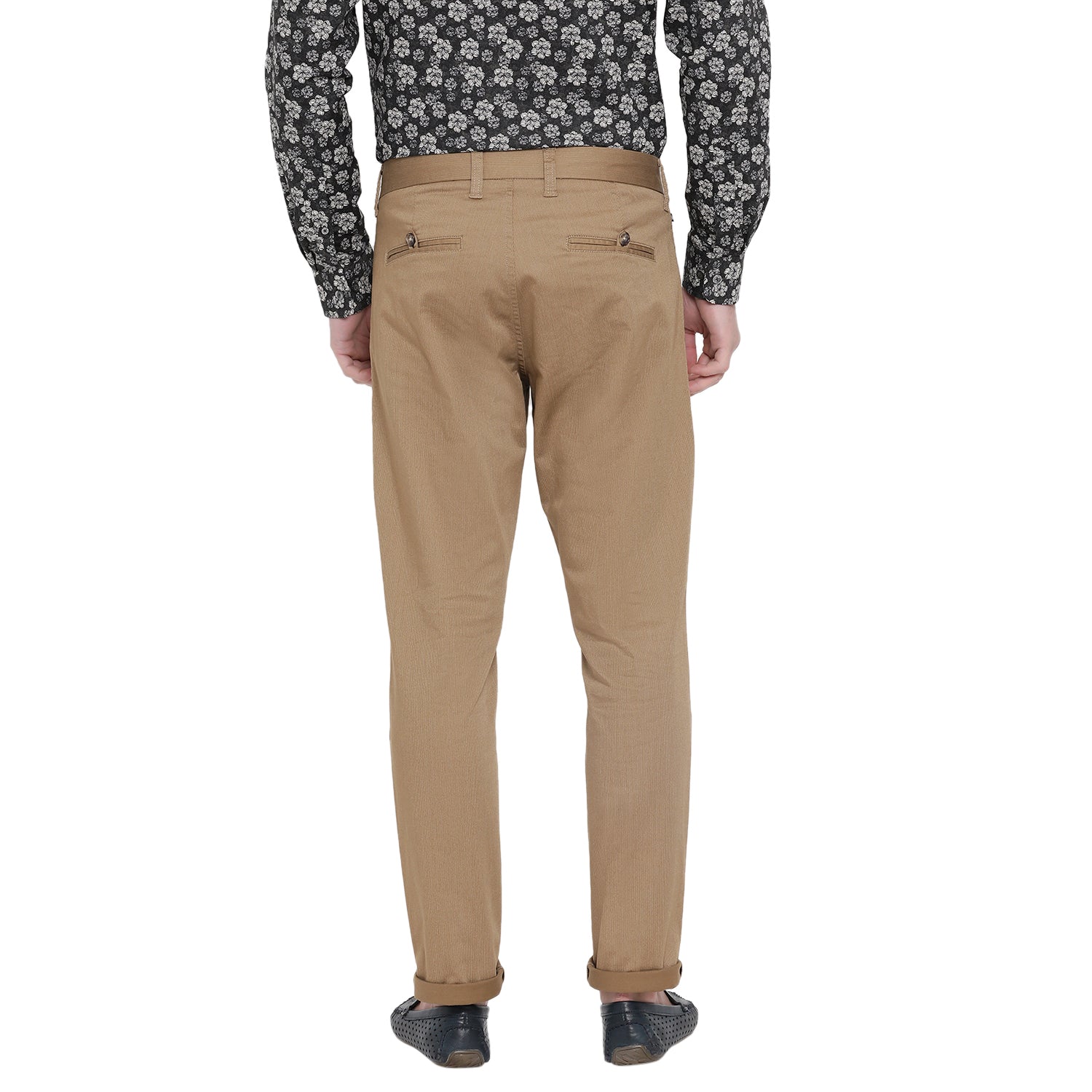 Matinique Men Beige Solid Regular Fit Trouser