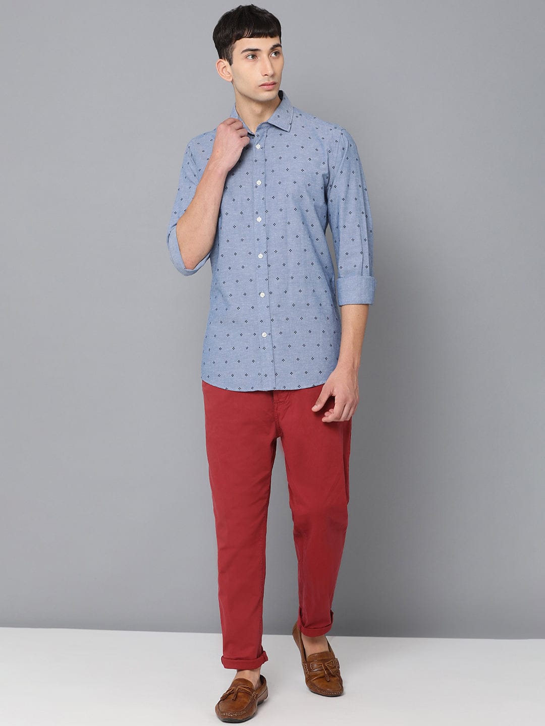 Antony Morato Men Blue Shirt