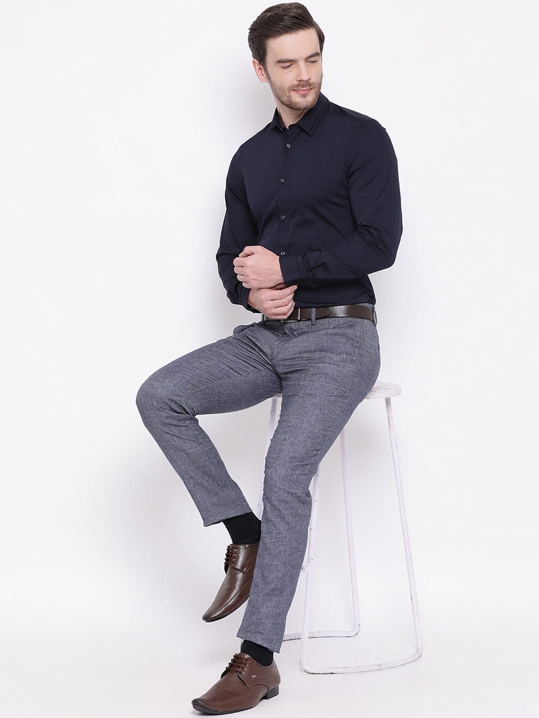 Antony Morato Men Blue Skinny Fit Trouser