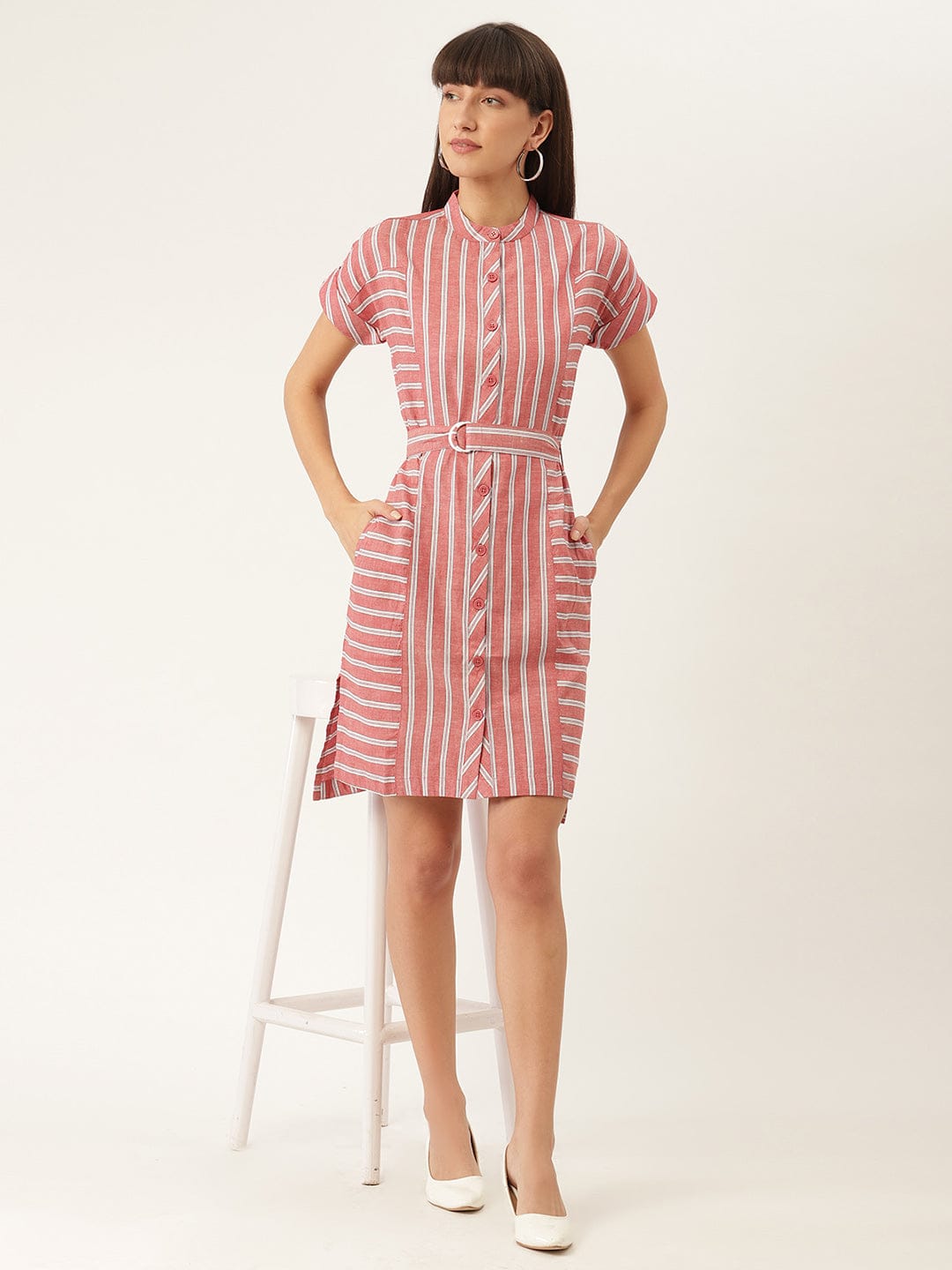 Elle Women Beige Dress