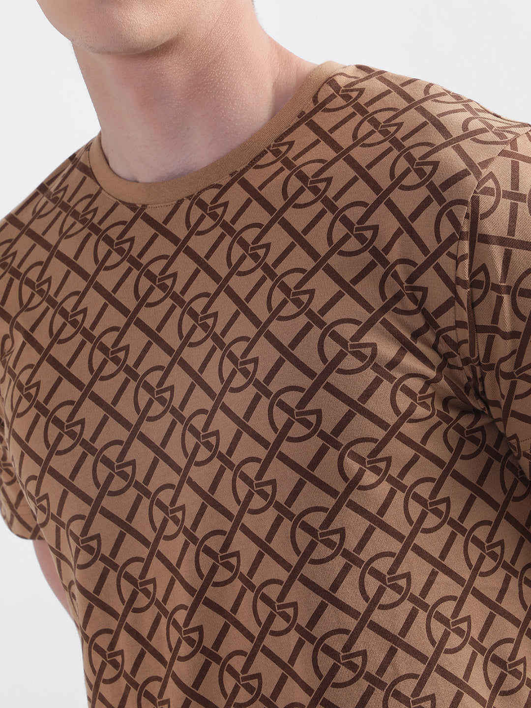 Gant Brown Logo Regular Fit T-Shirt