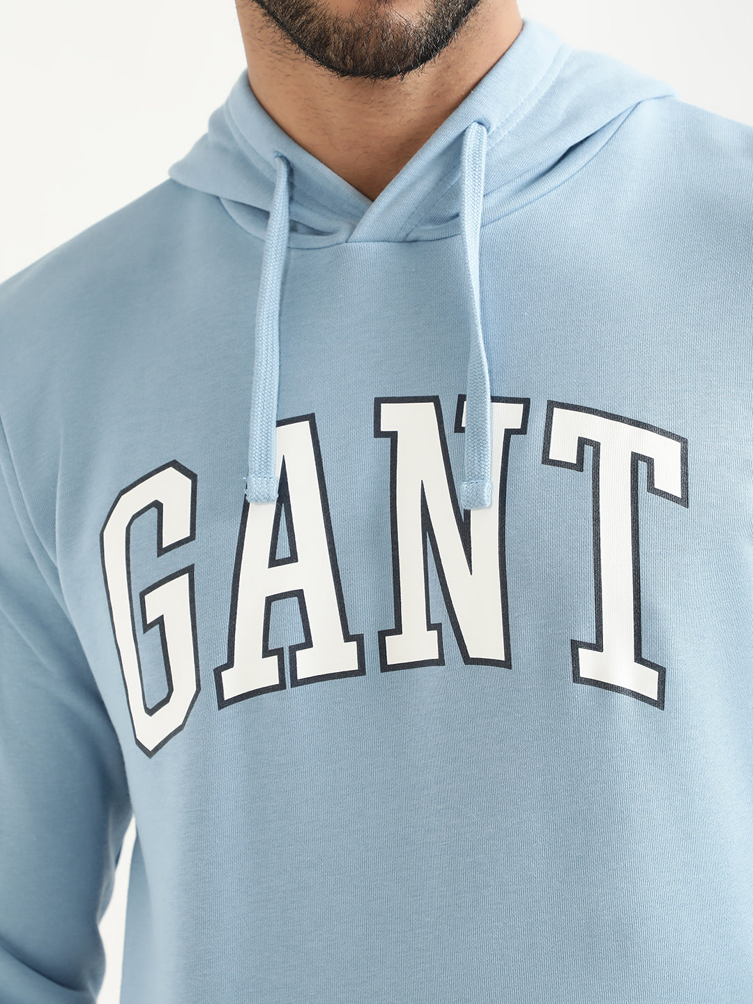 Gant Printed Md. Hooded Cotton Sweatshirt