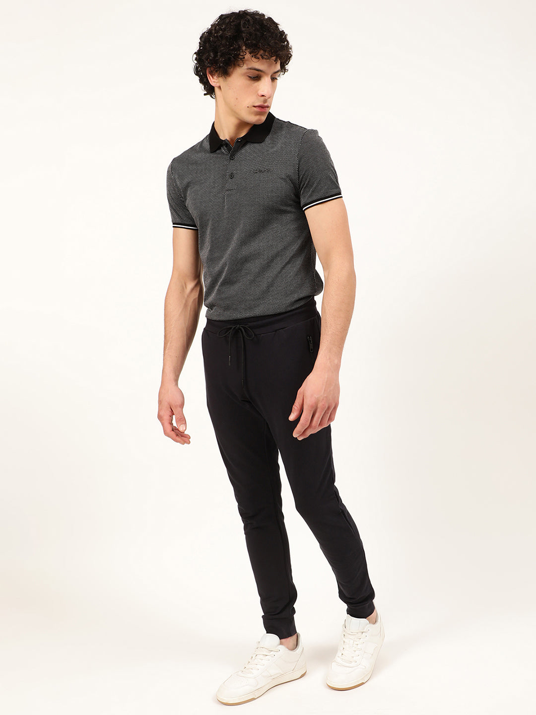 Antony Morato Men Blue Solid Slim-fit Joggers