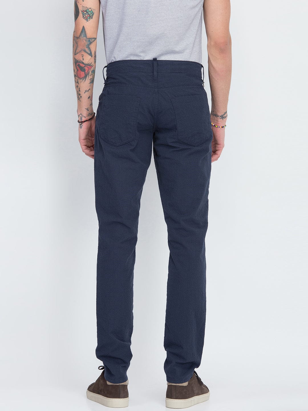 Antony Morato Men Blue Skinny Fit Trouser