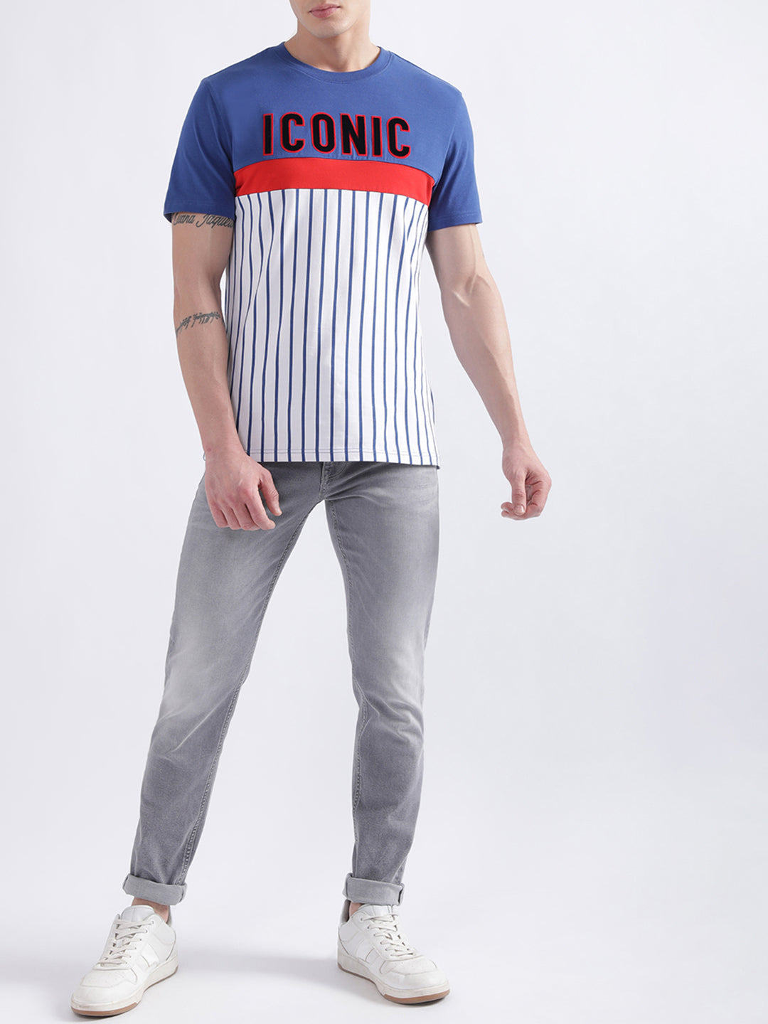 Iconic Multi Logo Regular Fit T-Shirt