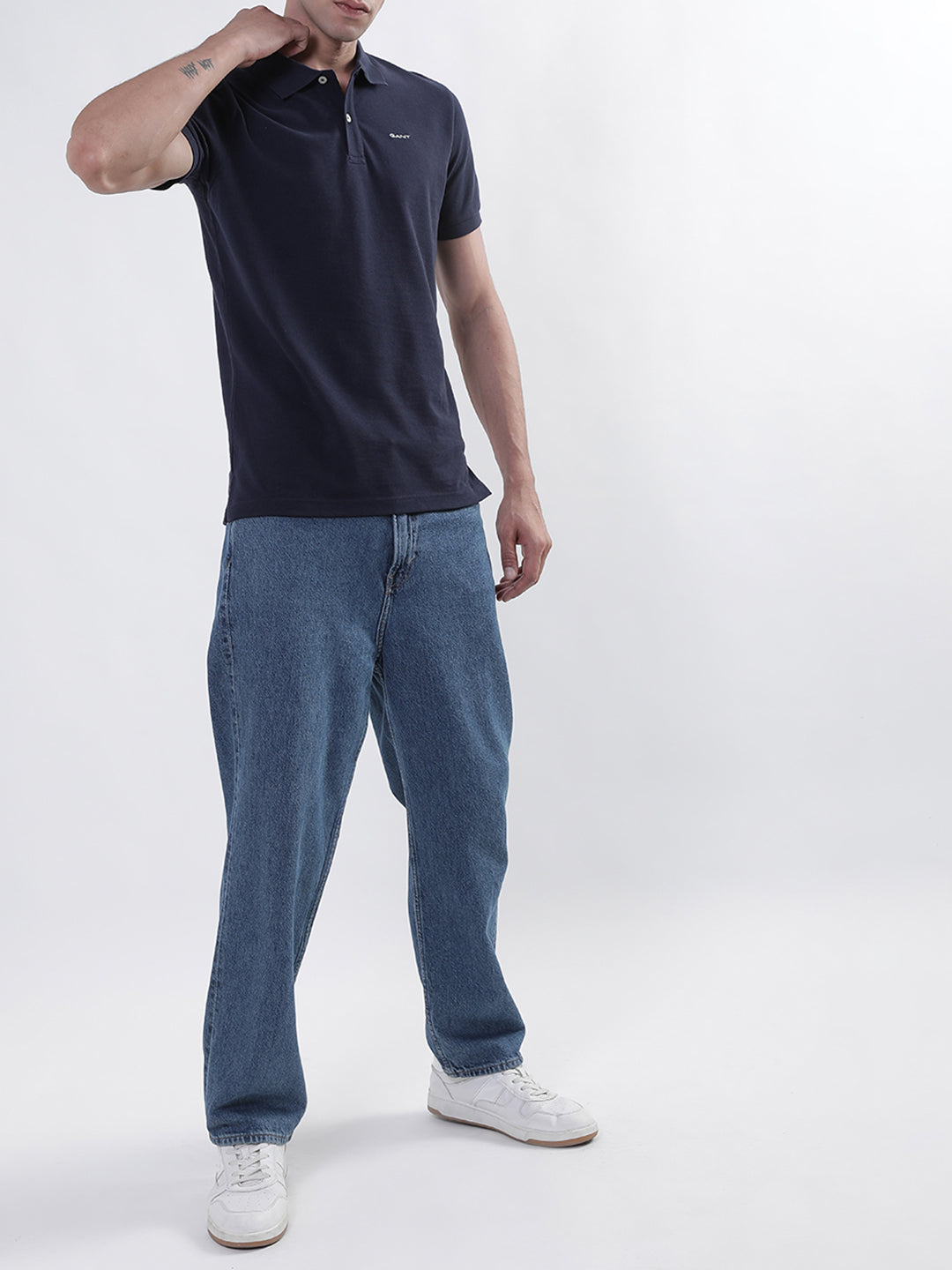 Gant Blue Regular Fit Polo T-Shirt