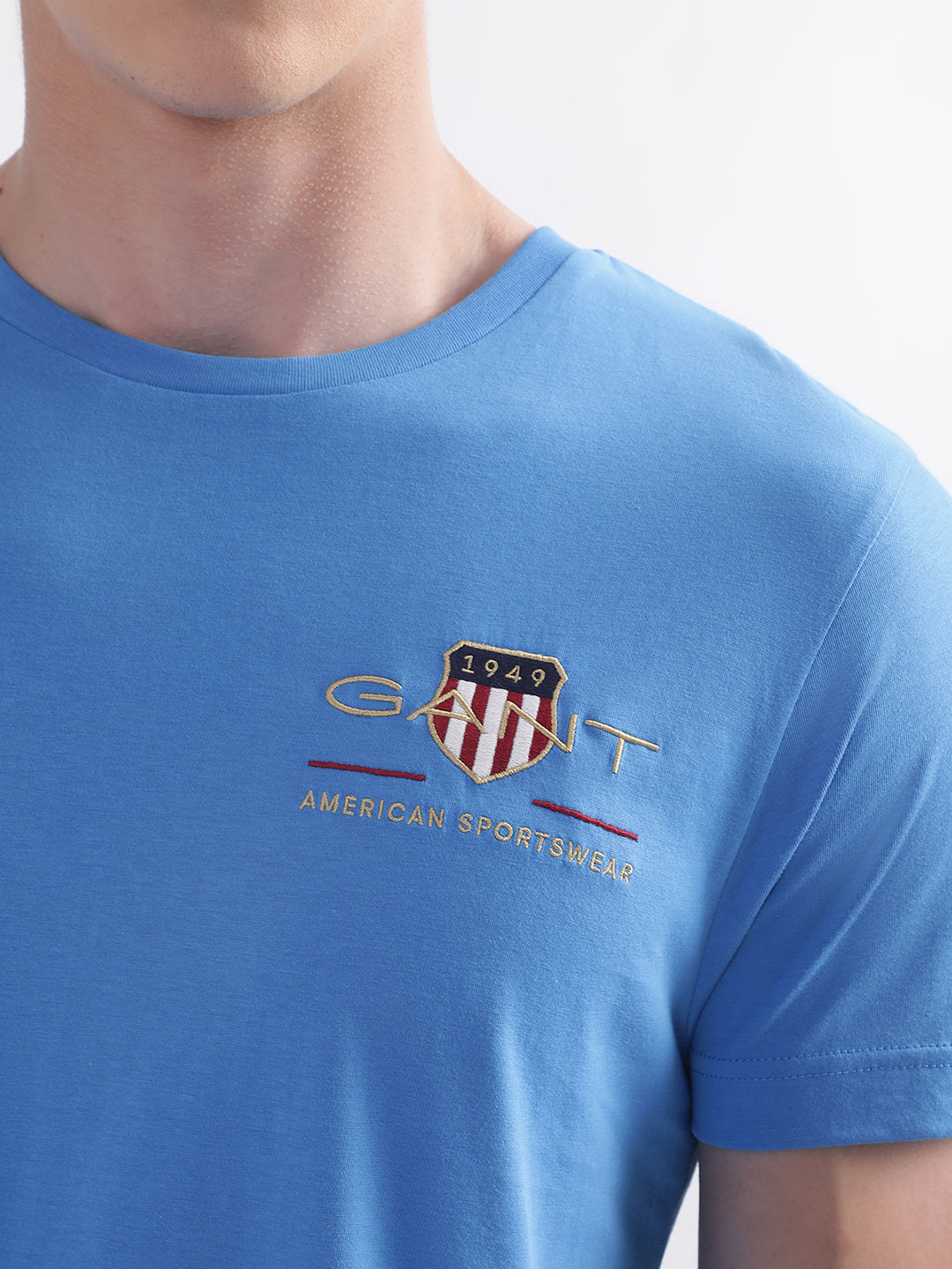 Gant Blue Archive Shield Logo Regular Fit T-Shirt