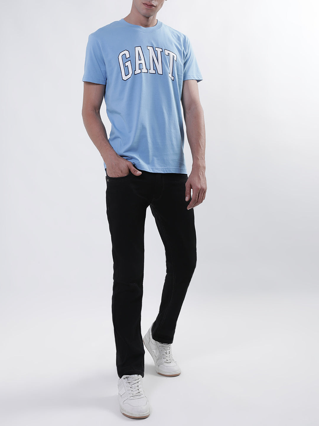 Gant Blue Logo Regular Fit T-Shirt
