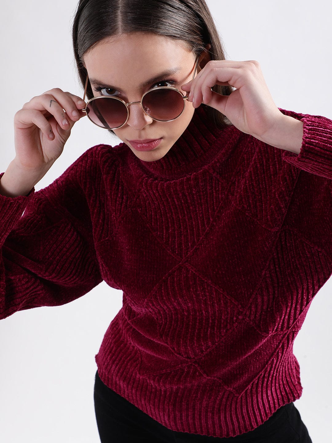 Centrestage Women Round Neck Sweater