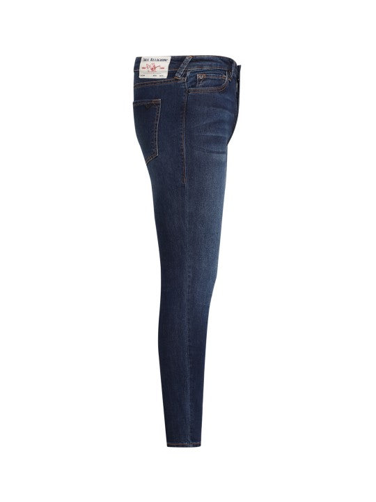 True Religion Womens Hs Halle Super Skinny Fit Mid Rise Jeans