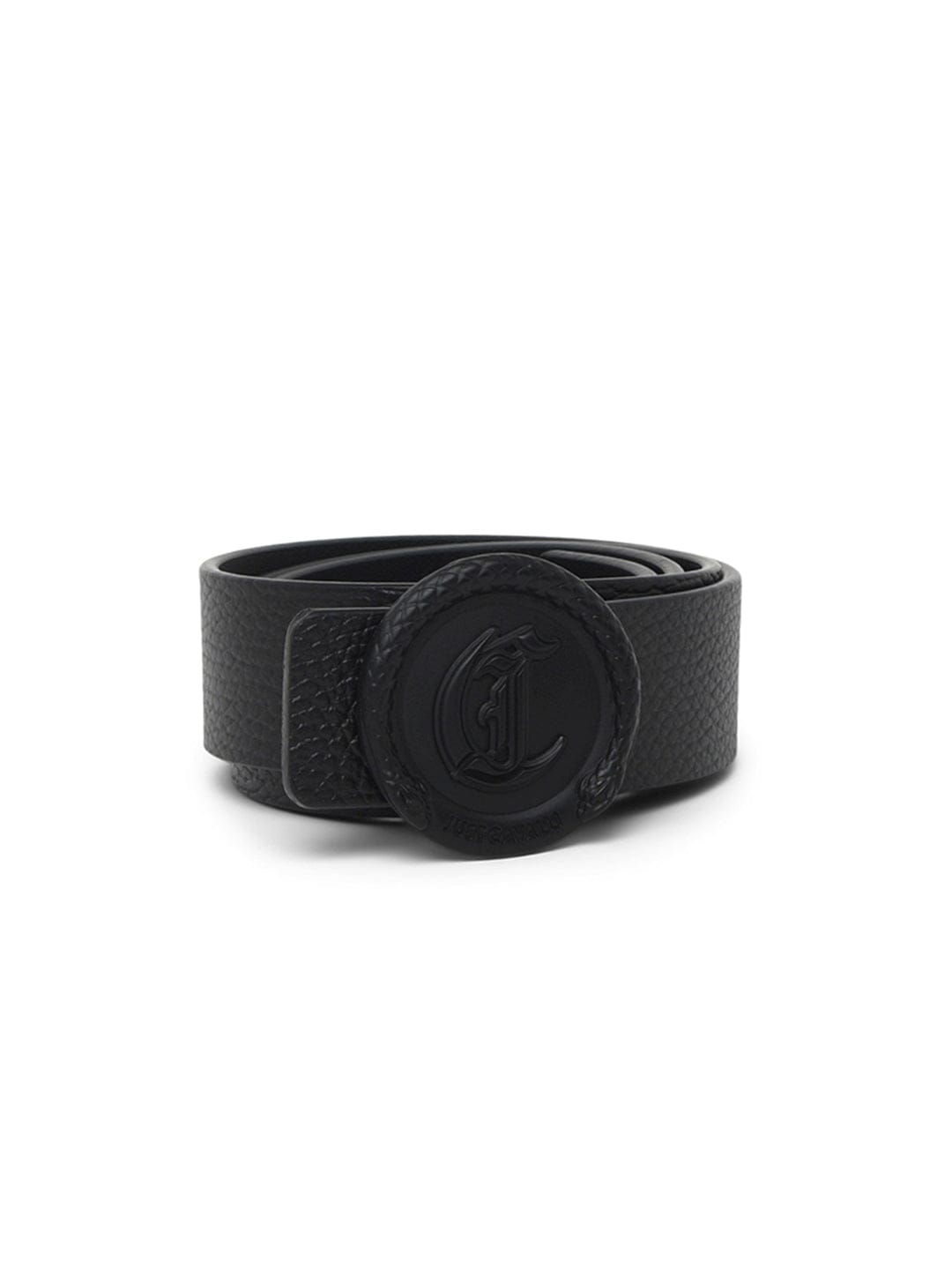 Just Cavalli Men Black Solid Belt