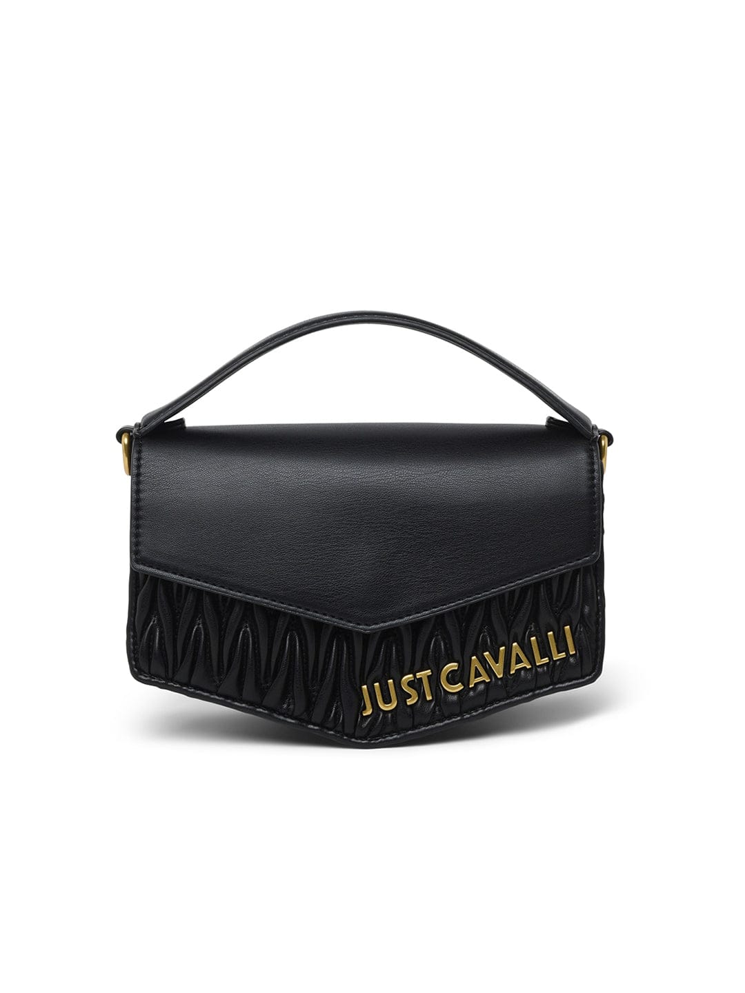 Just Cavalli Women Black Solid Crossbody Bags