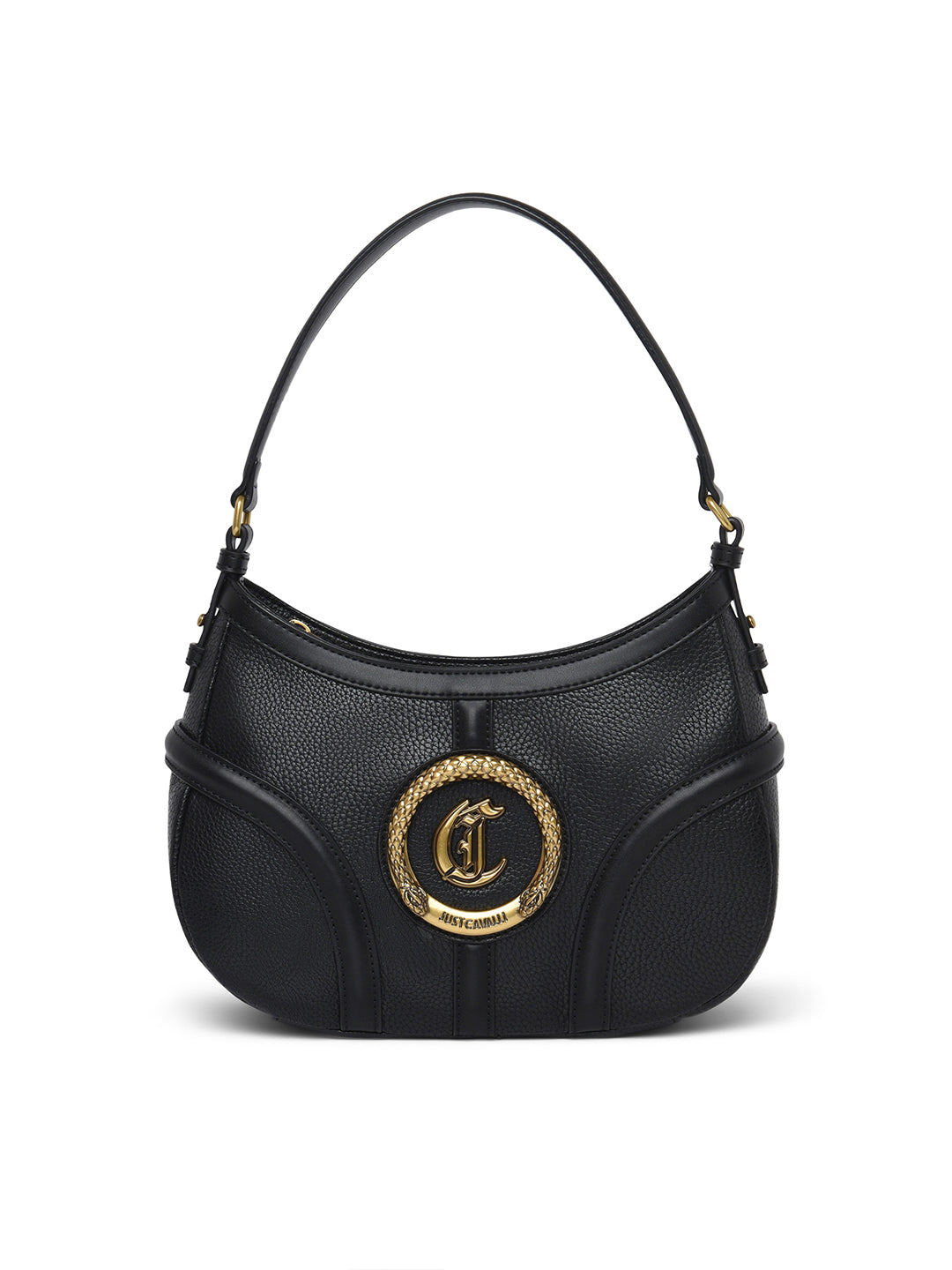 Just Cavalli Women Black Solid Shoulder Bags