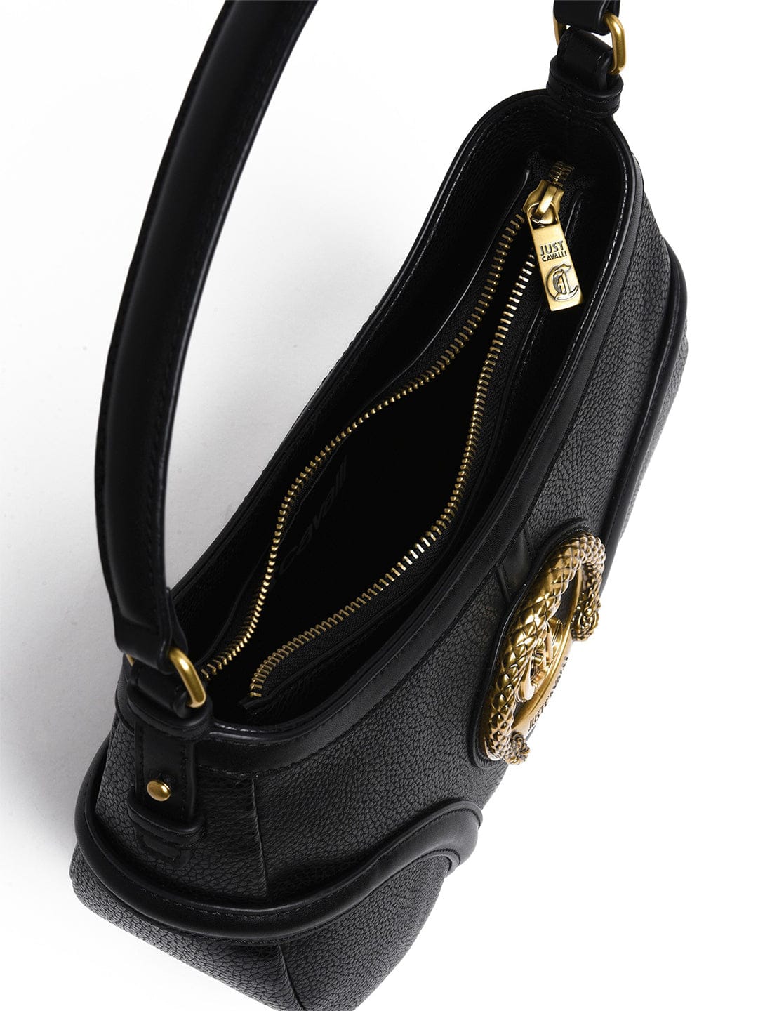 Just Cavalli Women Black Solid Shoulder Bags