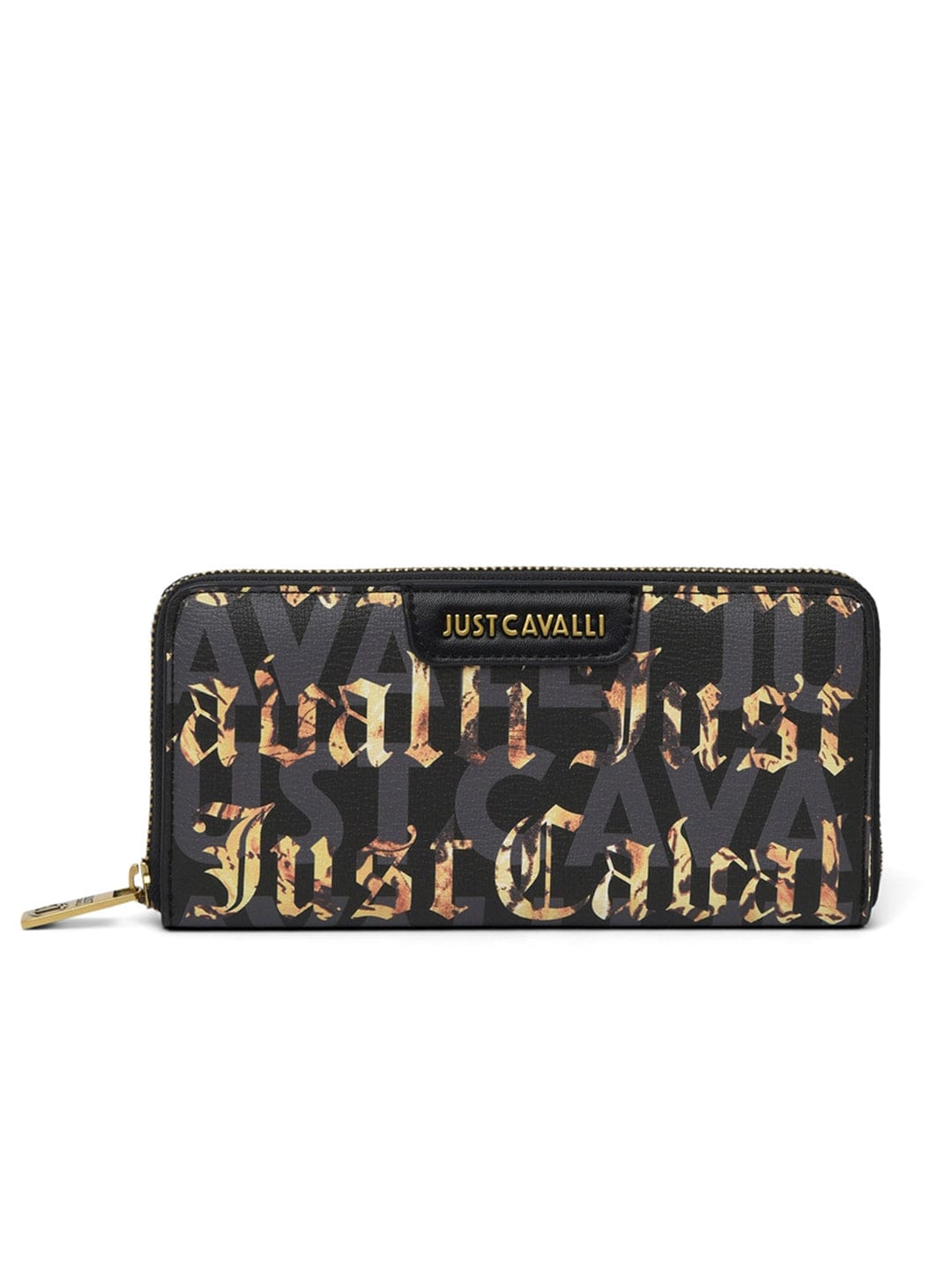 Just Cavalli Women Black Printed Wallet