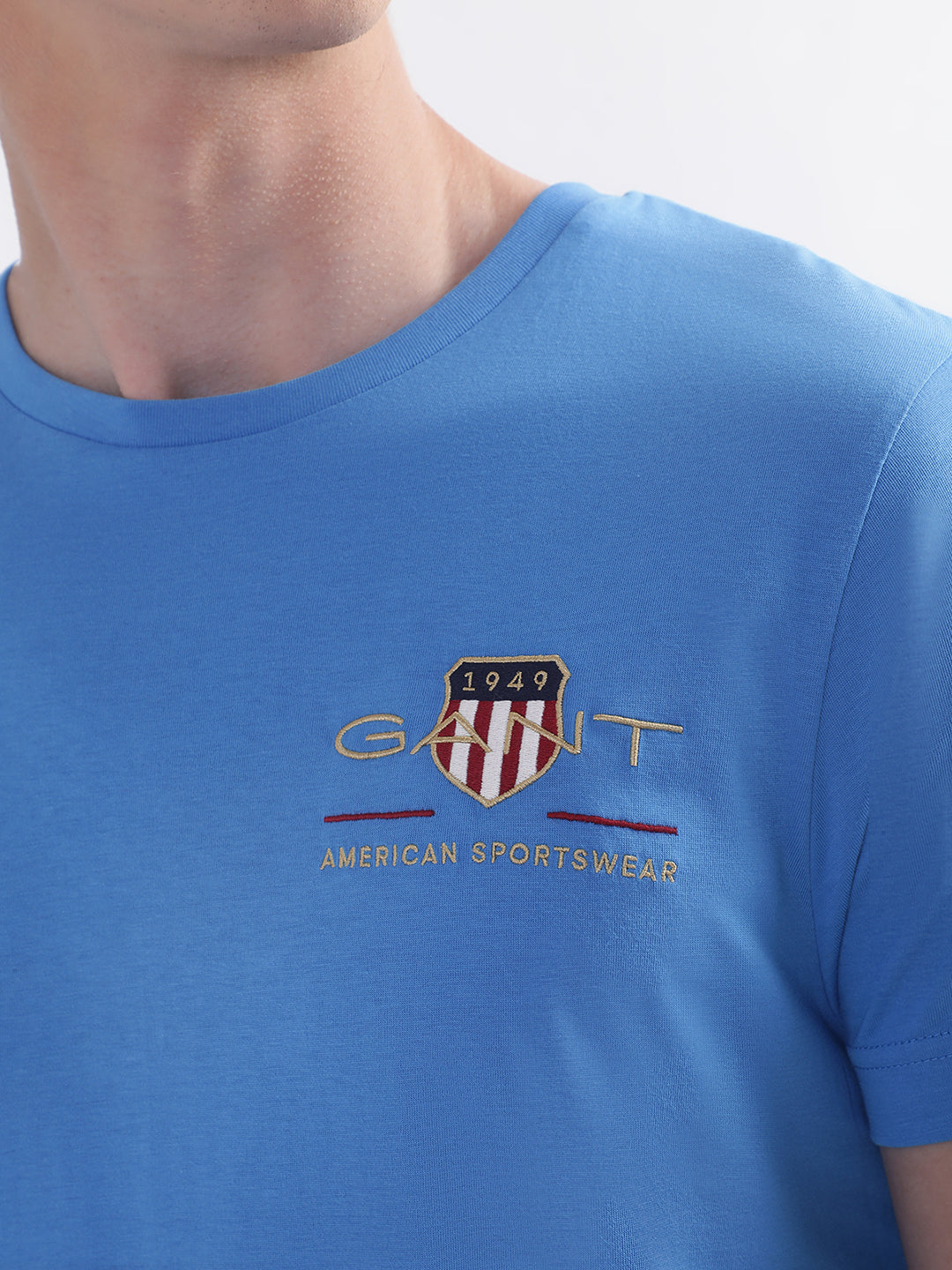 Gant Blue Archive Shield Logo Regular Fit T-Shirt