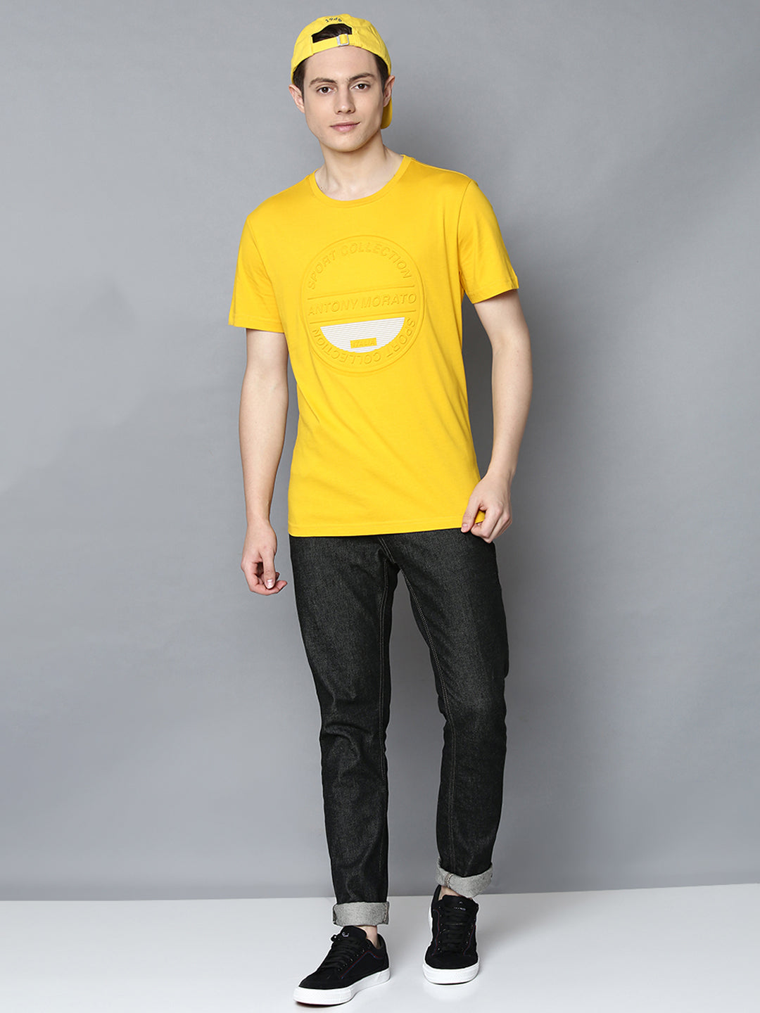 Antony Morato Men Black Solid Tapered Fit Jeans