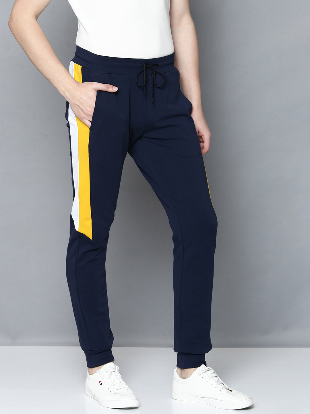 Antony Morato Men Blue Solid Slim Fit Sweatpant