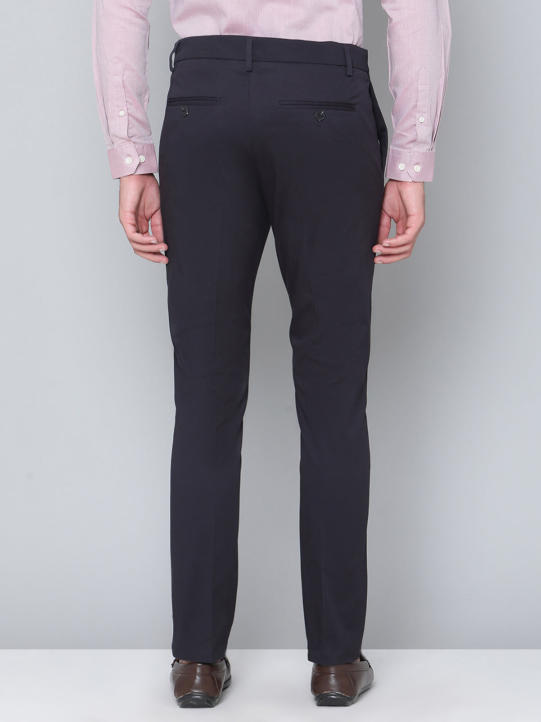 Antony Morato Men Blue Solid Skinny Fit Trouser
