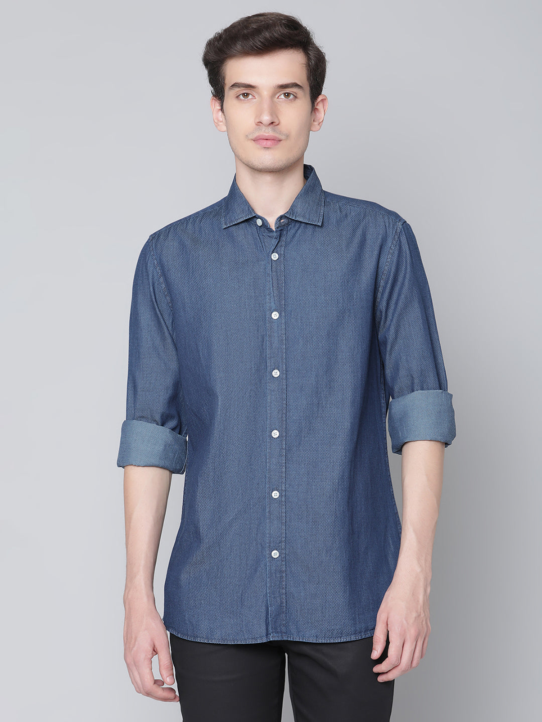 Antony Morato Men Blue Shirt