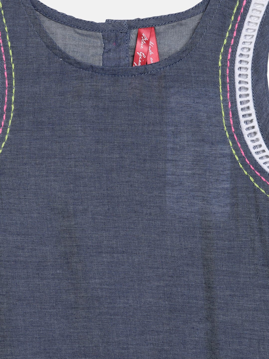 Blue Giraffe Girls Dress