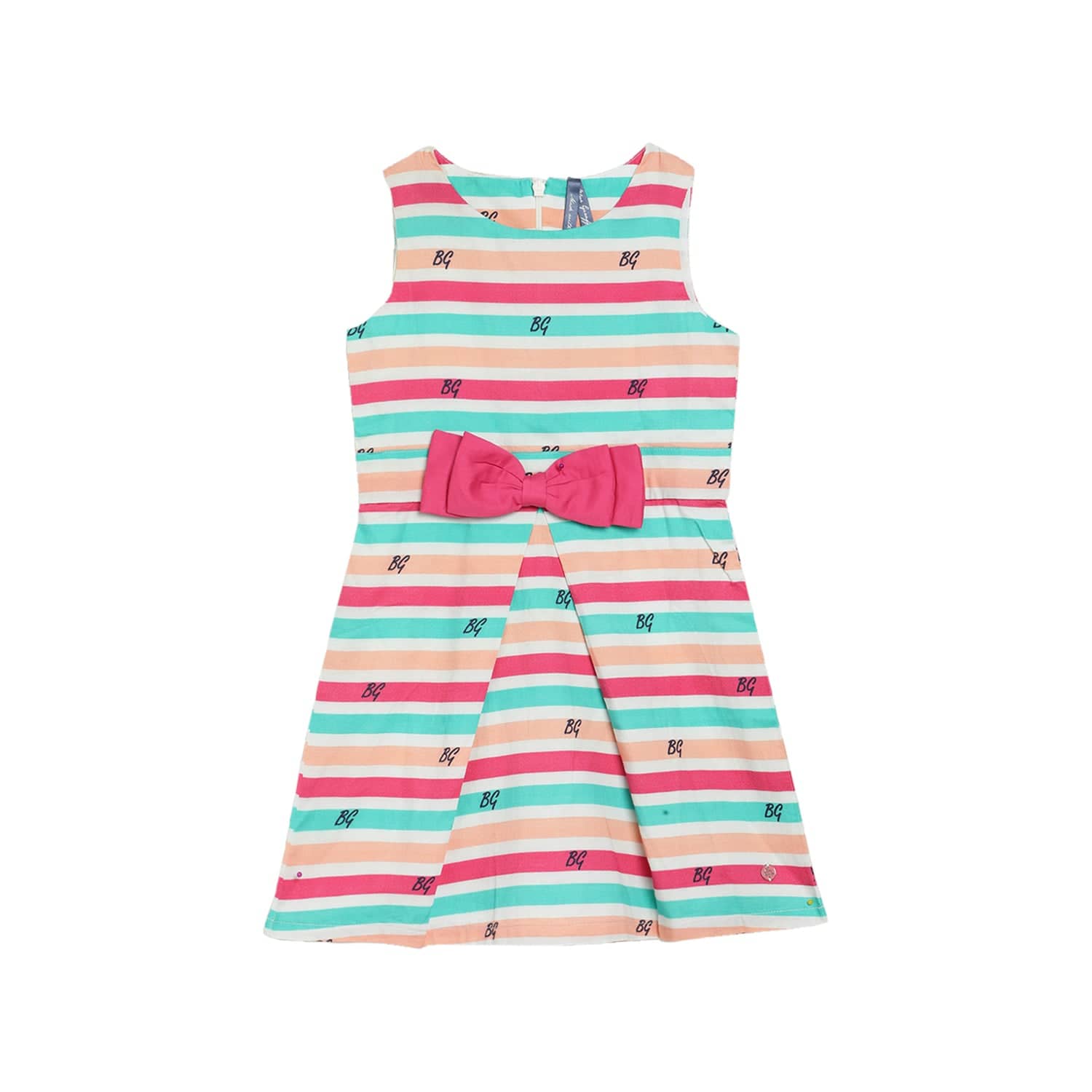 Blue Giraffe Girls Dress