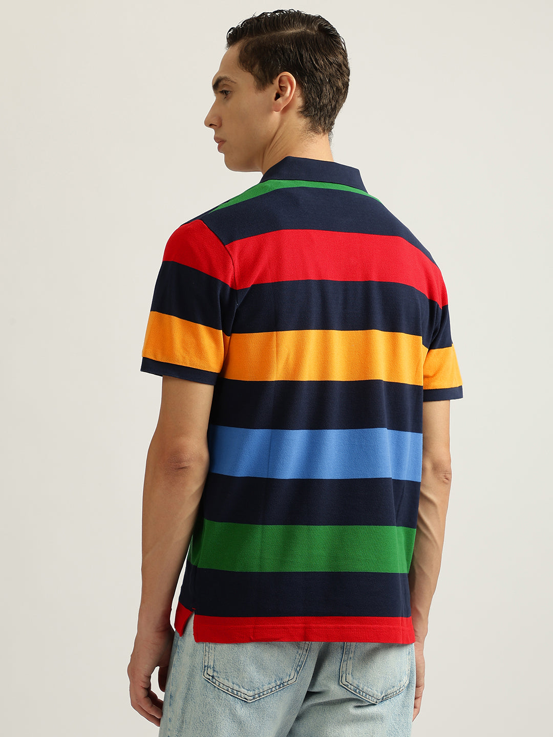 Gant Multi Striped Regular Fit Polo T-Shirt