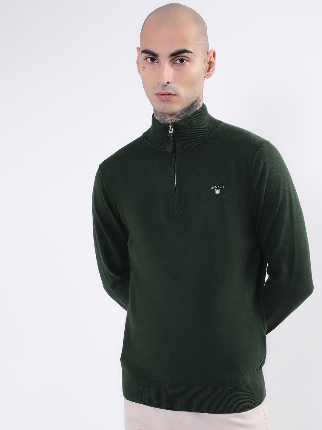Gant Men Green Pullover