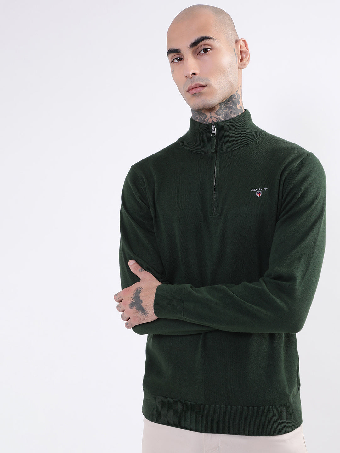 Gant Men Green Pullover