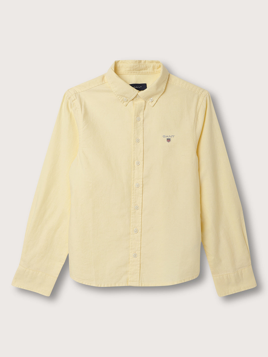 Gant Kids Yellow Regular Fit Shirt