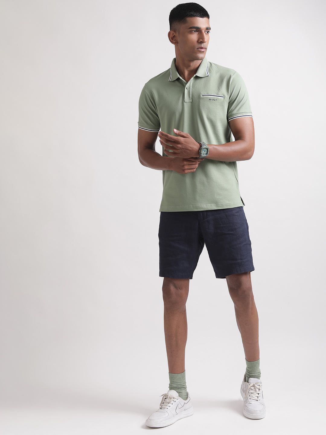 Gant Green Regular Fit Polo T-Shirt