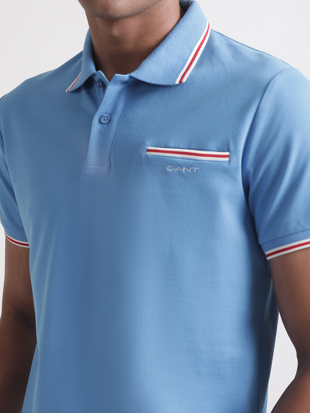 Gant Blue Regular Fit Polo T-Shirt