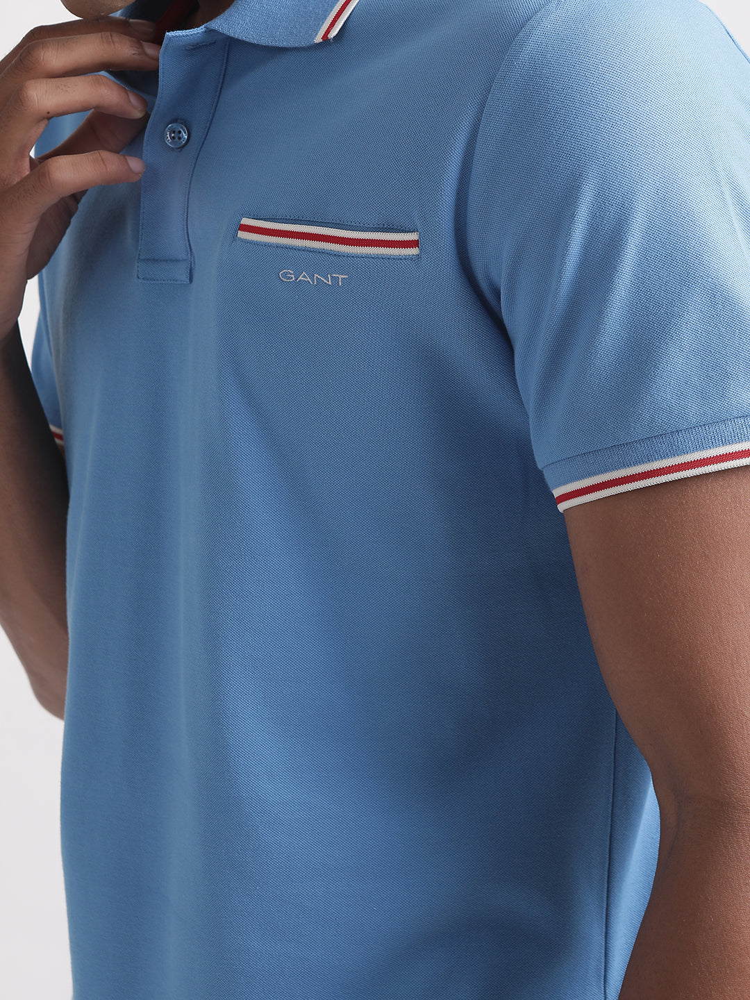 Gant Blue Regular Fit Polo T-Shirt