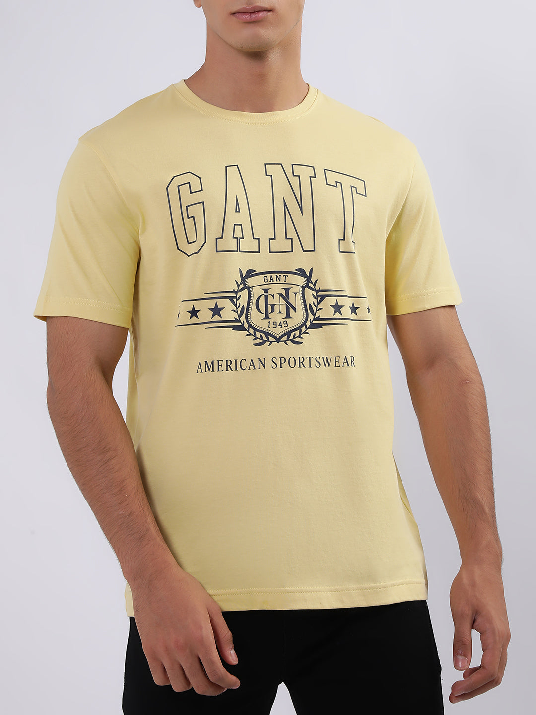 Gant Yellow Cotton Mens Polo Shirt