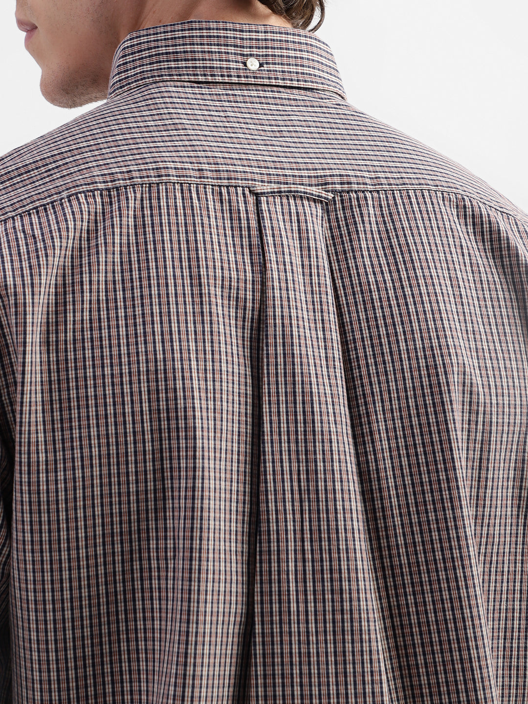 Gant Blue Checked Regular Fit Shirt