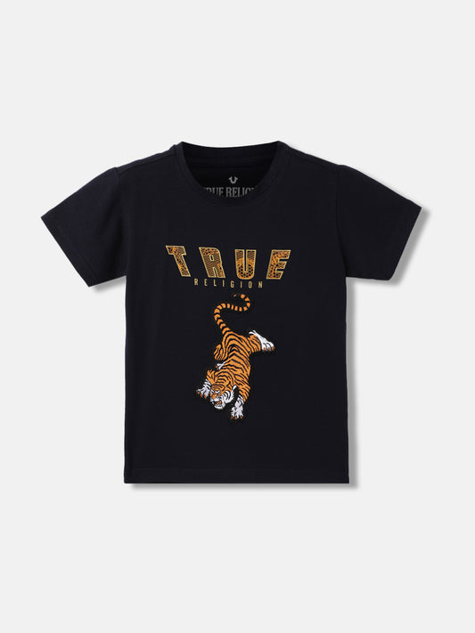 True Religion Kids Navy Fashion Logo Regular Fit T-Shirt